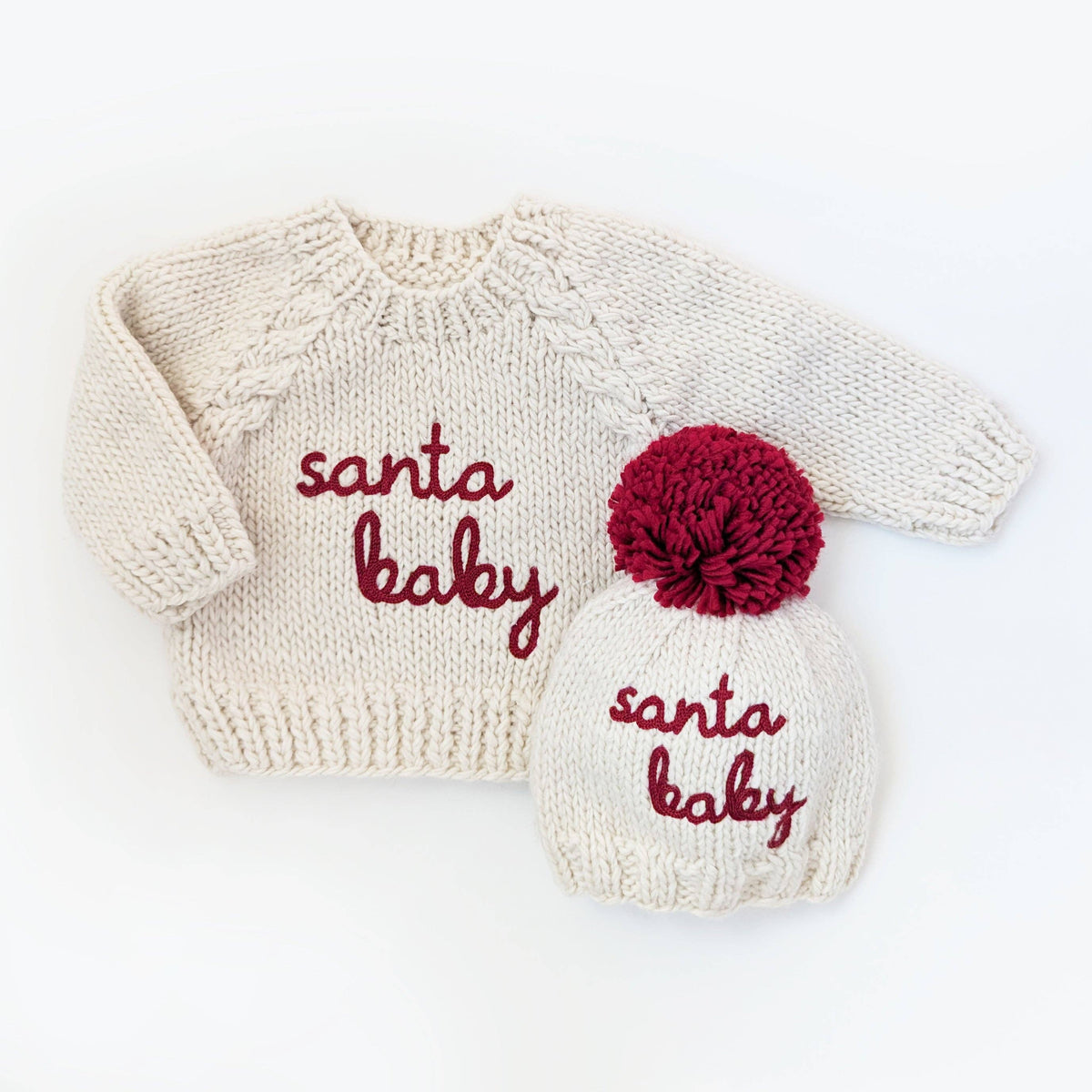Santa Baby Sweater Natural for Baby & Toddler