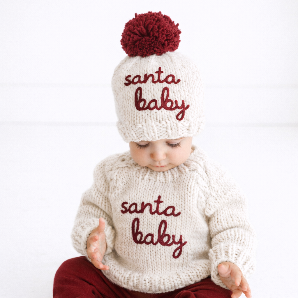 Santa Baby Sweater Natural for Baby & Toddler