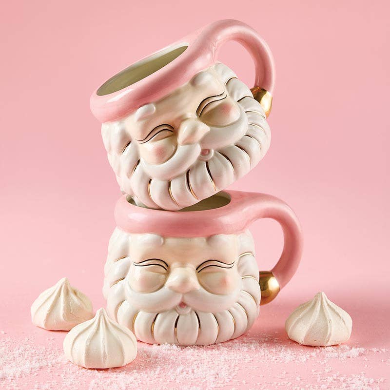 Santa Mug - Pink