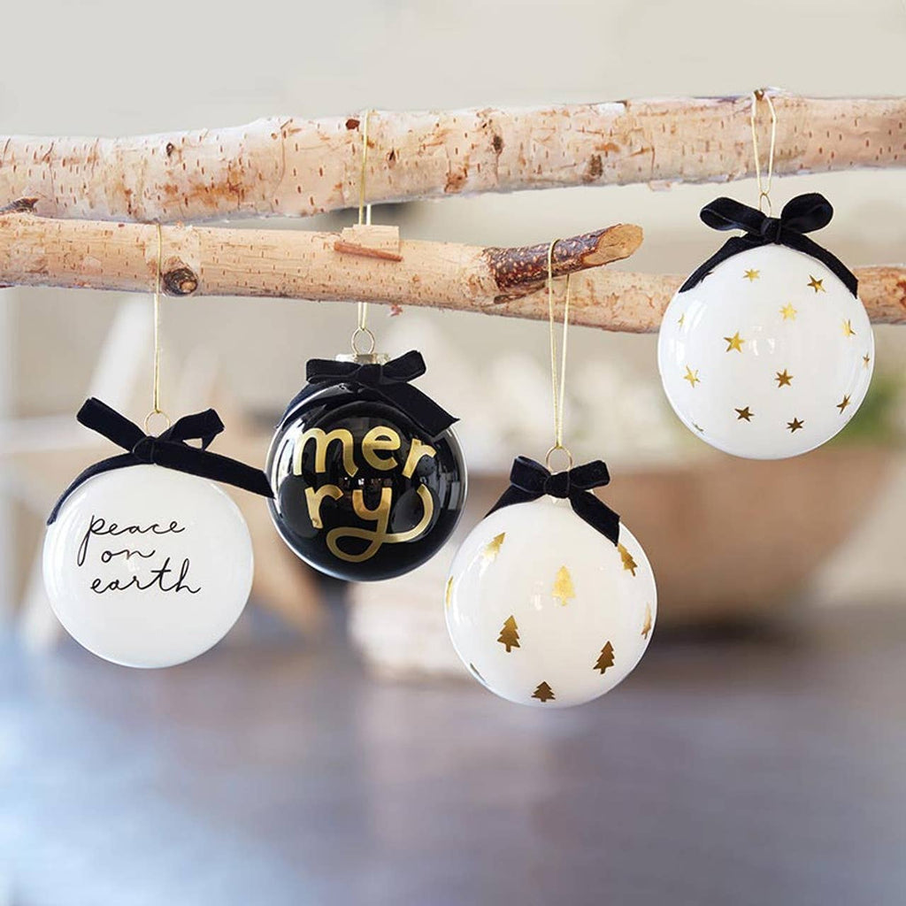 Glass Ornament - Peace on Earth