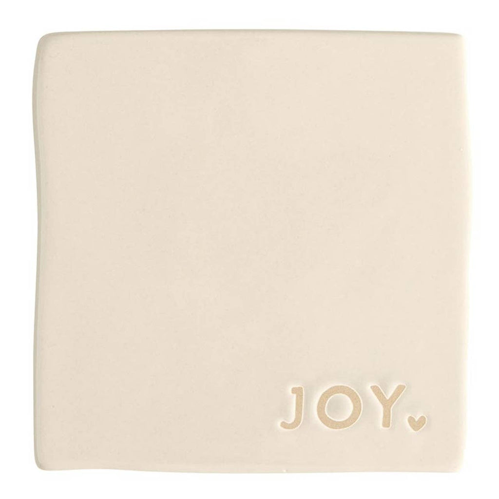 Ceramic Coasters - Joy Love Drink Be Merry - Set of 4