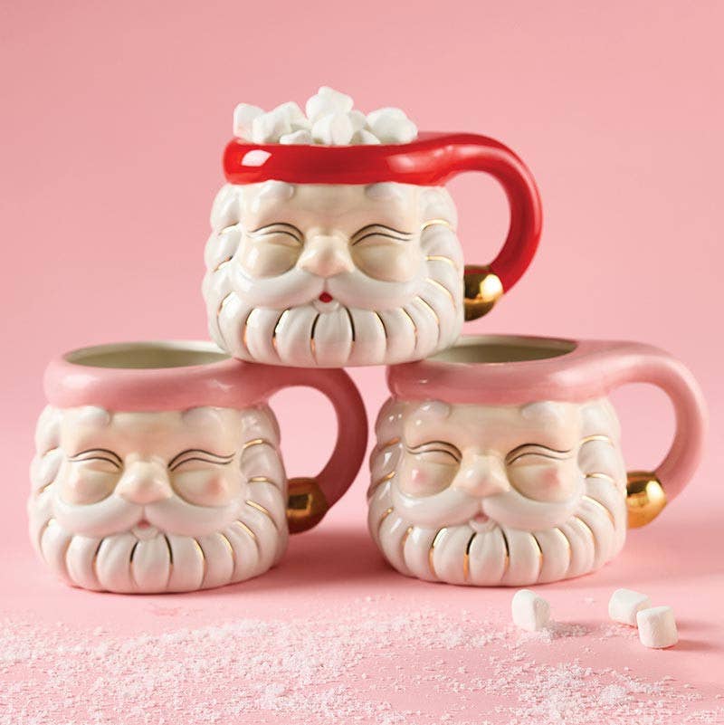 Santa Mug - Pink