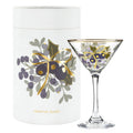 Gold Foil Martini Glass - Holly
